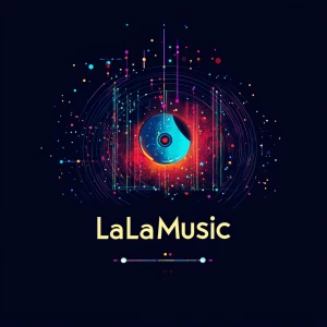 Create a logo for "LaLaMusic" an AI music creation service, that...