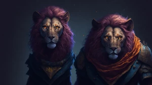 In the center of the banner, have a large pixelated version of O...