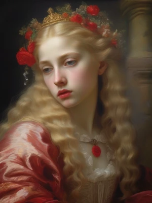 Create an image that combines elements of Impressionism and Baro...