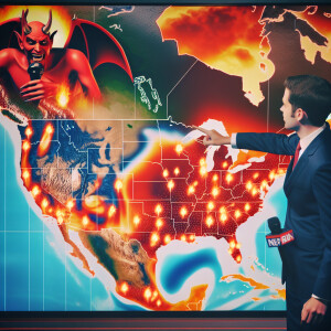 High resolution. Meteorologist reports weather on tv! Super high...