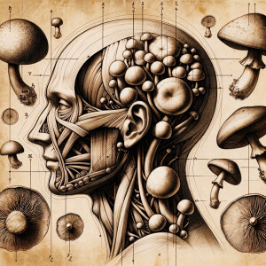 Human anatomy and mushrooms