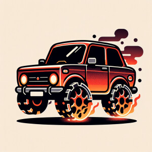 Lada niva from hell