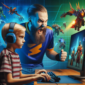 mad russian dota 2 player raging at little american kid