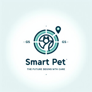 Design a minimalist logo for 'SmartPet', a company focused on fu...