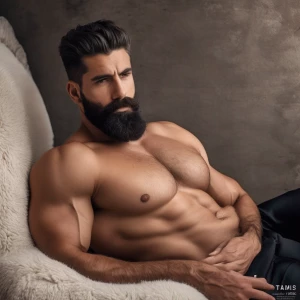 coach que tiene un cuerpo musculoso y hairy and el pene de enor...