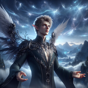Caranthir-Ar-Fieniel from the Witcher uses magic to alter the st...