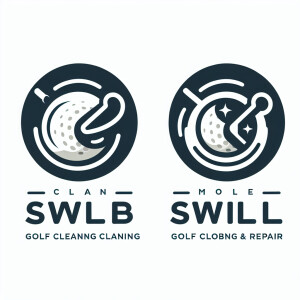A logo for a company called Clean Swing Mobile Golf Club Cleanin...