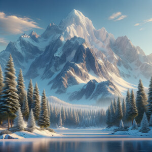 Snowy mountain