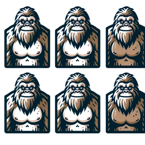 bigfoot full body facing camera
