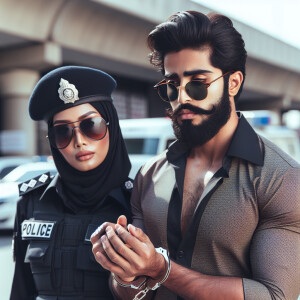 Sean "Diddy" Combs portrayed in the act of being taken into cust...