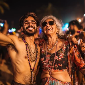 A 40-year-old fit Indian man and his 56-year-old Kashmiri mother...