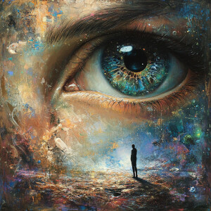 When I close my eyes I see you.  When I open my eyes I miss you