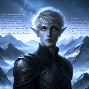 Caranthir-Ar-Fieniel from the Witcher uses magic to alter the st...