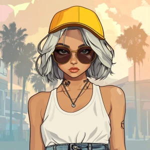young, rebellious gta-style character. The character should have...