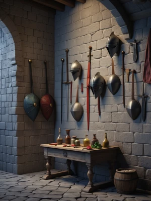 Create a photo realistic picture, showing the wall inside of a m...