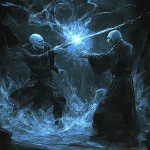 dart waider fights with Volan de Mort