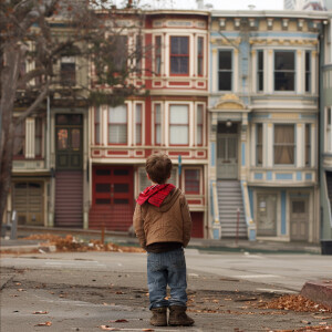 a boy in San-Francisco
