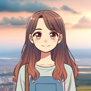 Give me a picture of a 10 foot tall girl