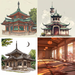 Traditional Mosque Japanese style