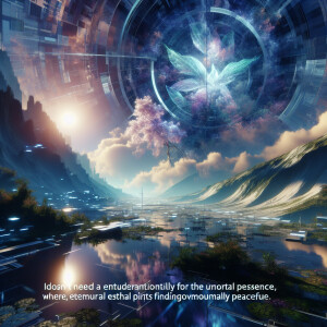 I dwell in realms unseen, where shadows linger and time is but a...