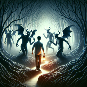 Harness your demons they know the way through the darkness bette...