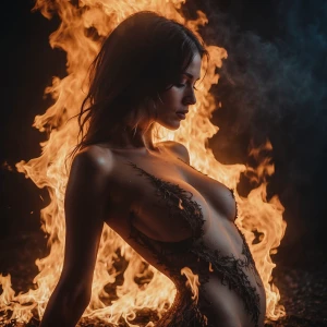 You’re burning for me, aren’t you?” I murmur, my voice low, know...