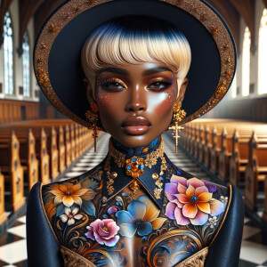 Full image view ultra realistic psychedelic airbrush glossy oil...