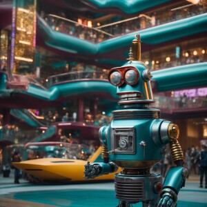 Create ultra-high-definition 8K images of Futurama characters re...
