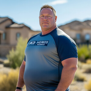 Curtis Kowe at age 40 a Caucasian male beginning transition into...