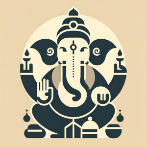 Create minimalist Ganesha