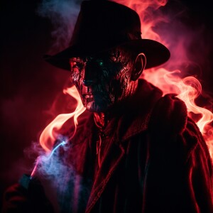 Freddy Krueger from Nightmare on Elm Street wearing his original...