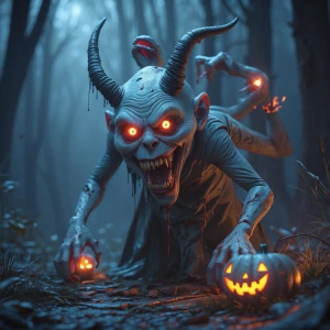 Crazy spooky scary hilarious, ultra-detailed, ultra-realistic, m...