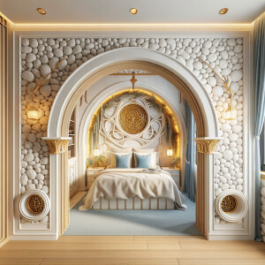 Ultra realistic  photo of Modern take on  rivendell inspired sma...