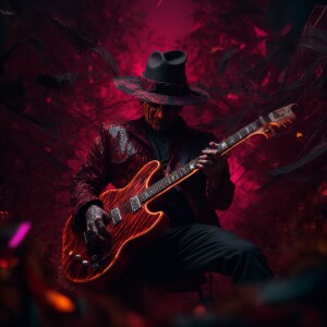 Design an 8K UHD 3D animation featuring Freddy Krueger styled as...