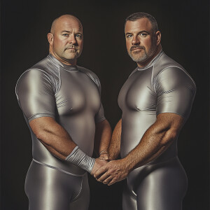 Create a photo illustration featuring head-to-toe portraits of t...