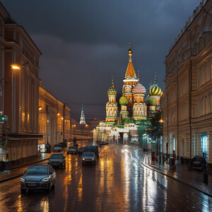 The city of Moscow in Russia
