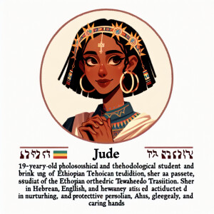 Jude, a 19-year-old theological & philosophy student, On the ver...