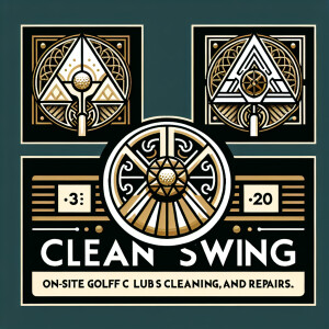Design three luxurious and sleek logos for Clean Swing, a high-e...