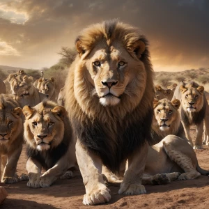 Create a series of illustrations depicting the key themes and ev...