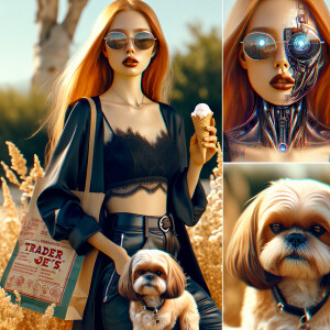 Create a photorealistic image of a high-resolution, glossy scene...