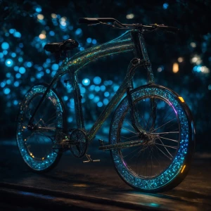 High-resolution digital artwork of a delicate and transparent ob...