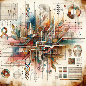 The golden ratio, Minimalist art Circuit, boards, circuitry, dia...