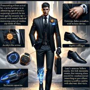 Imagine "The Persuader," transitioning from tactical armor into...