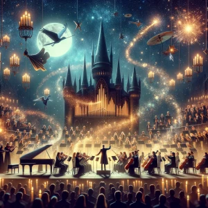 give me a poster for this:
without text and vertical
The Magic...