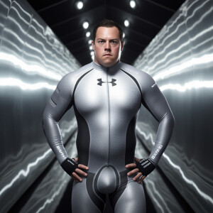 Create a hyper-realistic body  image of Curtis Kowe, a 27-year-o...