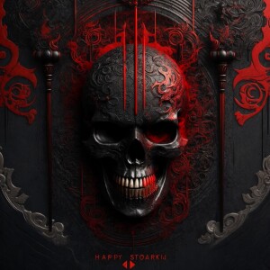 A surreal skull-dragon⁵ seamlessly integrated into a fascinating...