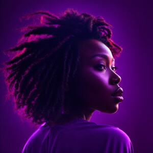 create a  ultra high resolution 3D beautiful African American fe...