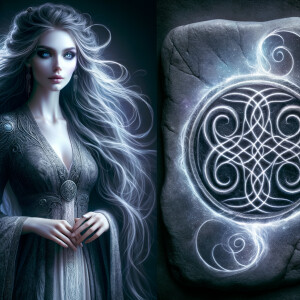 Beautiful Goddess Lilith and her sigil