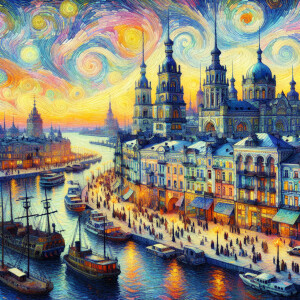 Odesa city in Ukraine in 2030