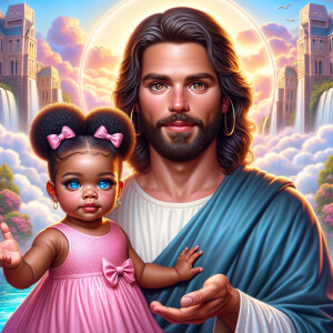 Create a 3D realistic artwork featuring the phrase 'Jesus Saves'...